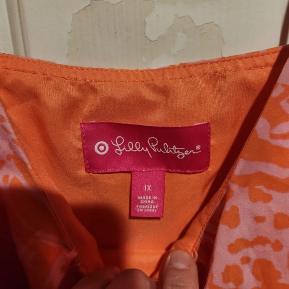 NEW Lilly Pulitzer Target Dress Jungle Giraffe Tropical Vacation 1X - Picture 4 of 7